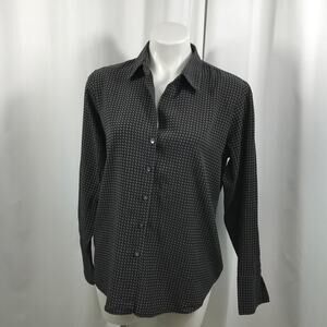 Liz Claiborne Blouse Button Up Long Sleeve Top Career Work Wear LizSpor